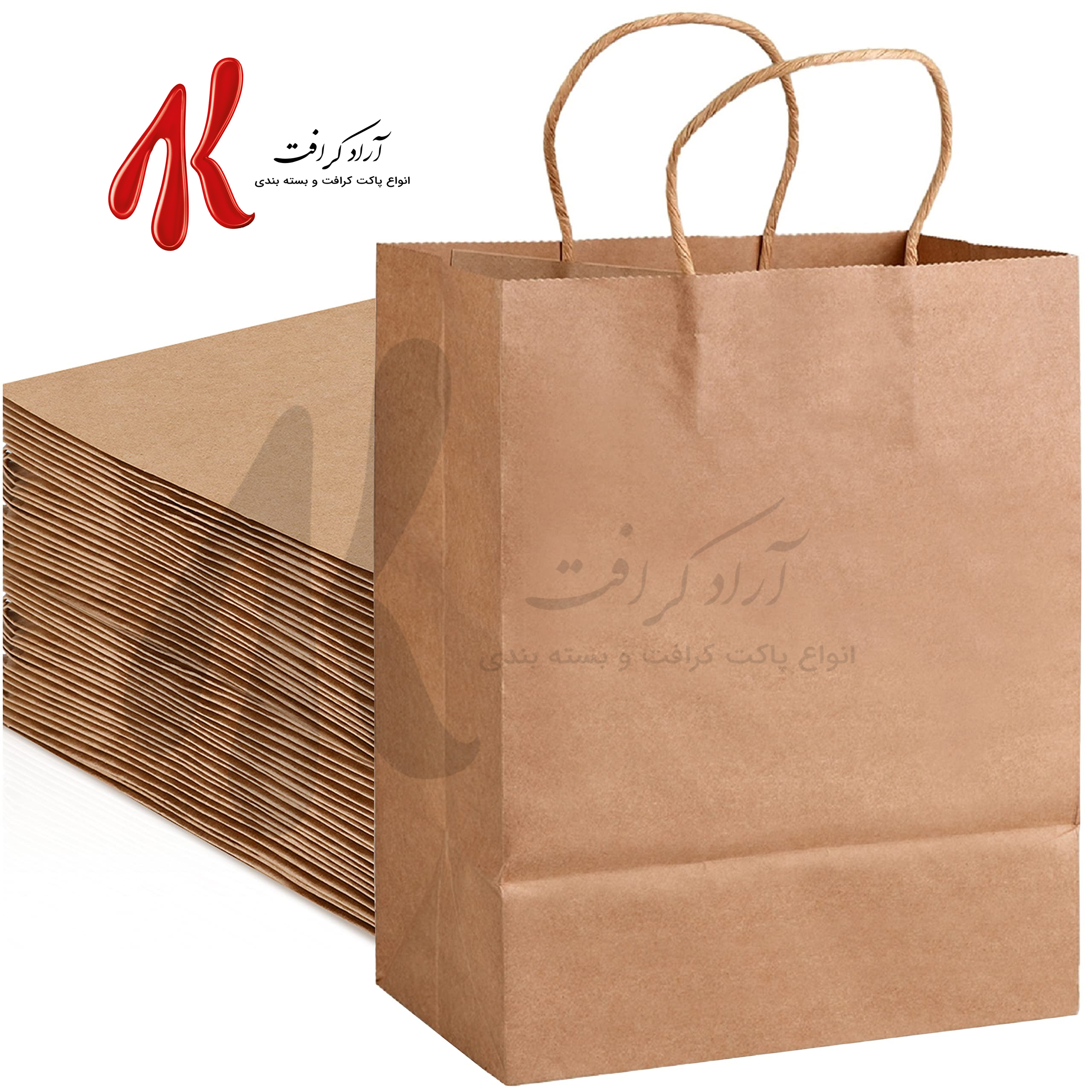 فروش عمده ساک دستی کاغذی آماده
